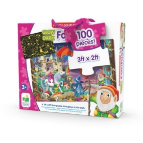 Puzzle care straluceste in intuneric Lumea Basmelor 100 piese 91.44x60.96 cm